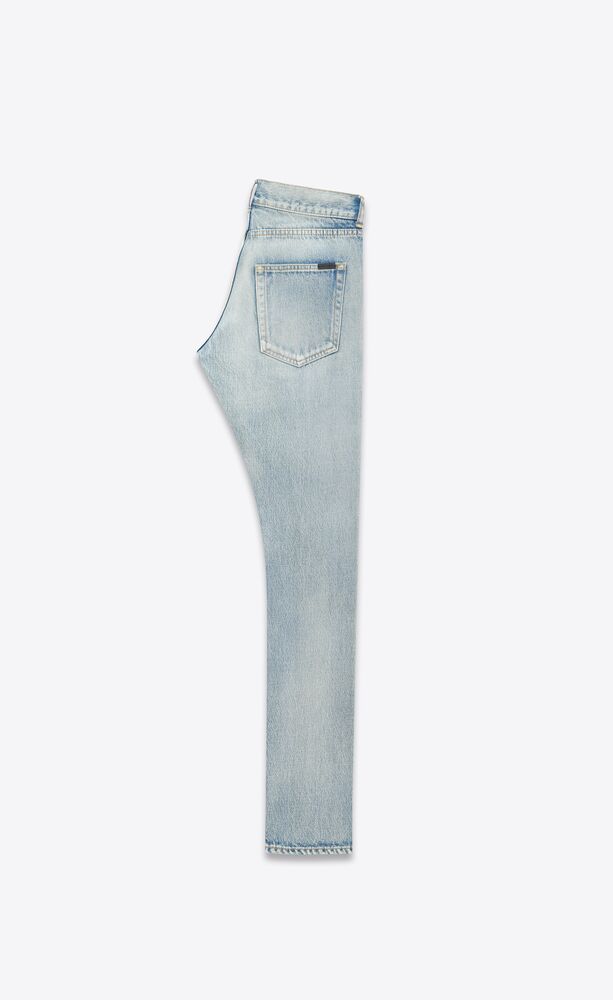 Light Blue Cruz Skinny Fit Ripped Jeans – Lovegen